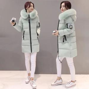 Quality Women Winter Cotton Coat Fur Collar Jackets Fashion Blazer Winter Padded Parka Clothes Bomber Jacket for Women wholesale
