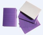 Abrasive Soft Foam Sponge Pad Sanding Disc Sheet 100x75mm Orange Purple Brown