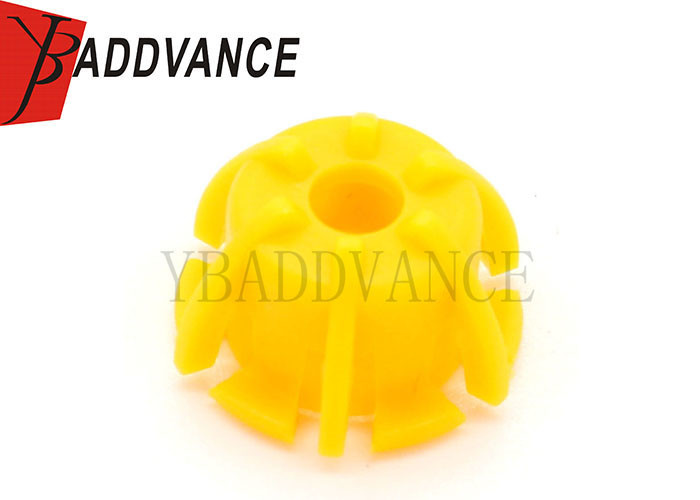 12.8 X 8mm Automotive Replacement Parts ASNU36 Yellow Pintle Cap For BMW Fuel Injector