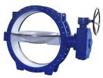 Double Eccentric Flanged Butterfly Valves stainless steel , Tri - Eccentric