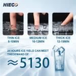 Stainless Commercial 300Kg Cube Ice Making Machine For Bar