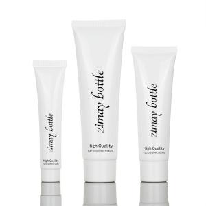 Quality 50ml 100ml 200ml PET Empty Frosted Plastic Squeeze Cosmetic Hand Cream Lotion Cleanser Test Packaging Tubes wholesale