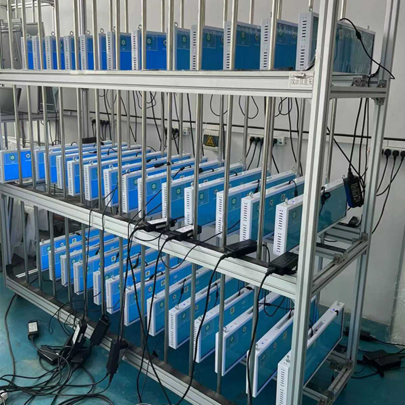 Custom Supermarket Square Advertising bar LCD panel Wall Mounted Hanging Stretched Bar LCD Displays