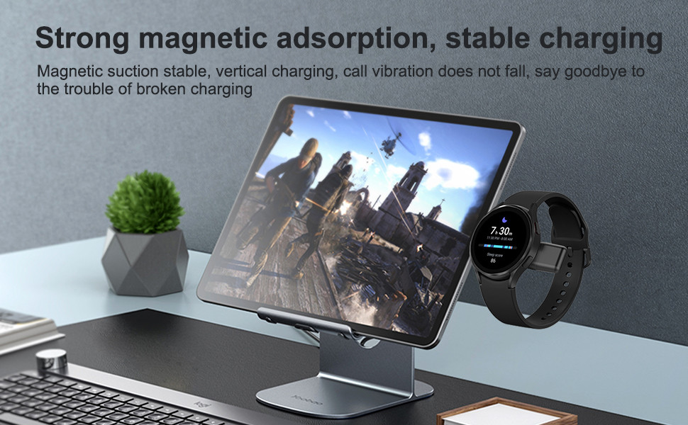 20g Wireless Apple Samsung Watch Charger With 5V Input/Output Voltage Protection