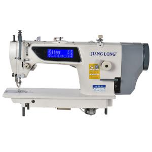 Quality LCD Display 220V 8mm Single Needle Flat Bed Sewing Machine wholesale