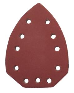 Quality 140x140x90mm Red Triangle Sanding Discs 120 Grit For Grinding And Polishing wholesale