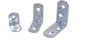 Quality Durable Metal Corner Plate / Flat Metal L Brackets 20×20×15mm Wall Mounted wholesale