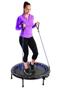 Quality foldable fitness trampoline with handle, fitness trampoline with handle wholesale