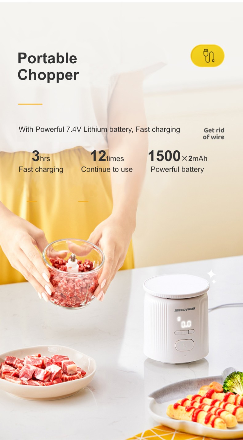 Home Use Portable Juicer 300ml For Baby Food Fruit Multifunction Kitchen Chopper