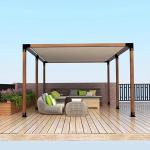Welding Bracket for Nature Pressure Treated Wood Pergola Kit in Garden Outdoor