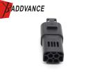 2356631-1 4 Pin Tyco AMP Connectors Black Male Sealed Electrical Plastic
