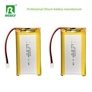 Quality Rechargeable Li Polymer Cell 103765 3.7V 3000mAh 11.1wh For Digital Camera wholesale