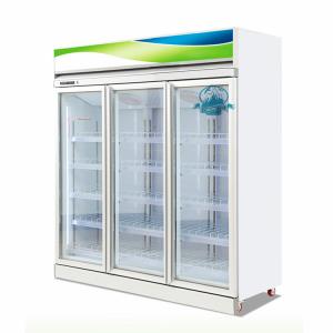Quality Glass Door Upright Display Freezer with CE wholesale