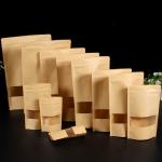 brown paper kraft bags with window kraft food paper bag kraft k bags