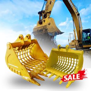Quality Backhoe Excavator Skeleton Bucket Attachment Nm400 Q355B Steel Material wholesale