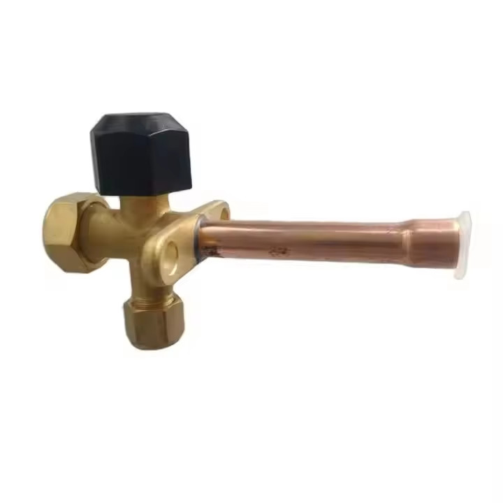 1/4 3/8 1/2 5/8 3/4 Copper Service Valve for Air Conditioner & Refrigeration AC Split Valve