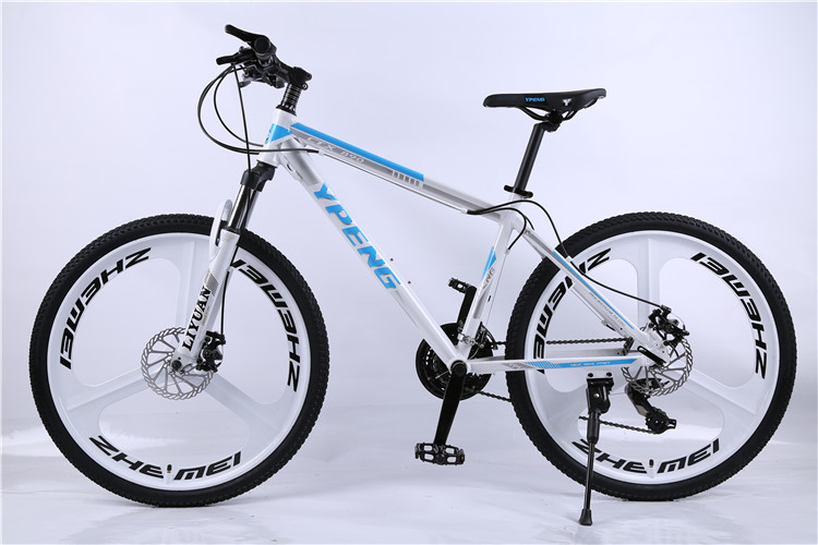 Factory price OEM 26 size disc brake Shimano aluminium alloy MTB with mag alloy 3 spoke wheel