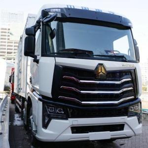 Quality 9.6 Meters Sinotruk HOWO Cargo Box Truck MAX 330HP 6X2 wholesale