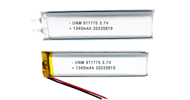 3.7V Lipo Rechargeable Batteries 1340mAh Lithium Polymer Battery 911775 for Smart Pen