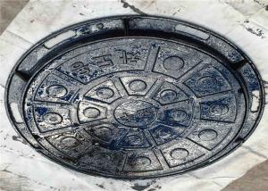 Quality Municipal Roads Round Inspection Cover , Concrete Steel Manhole Cover wholesale