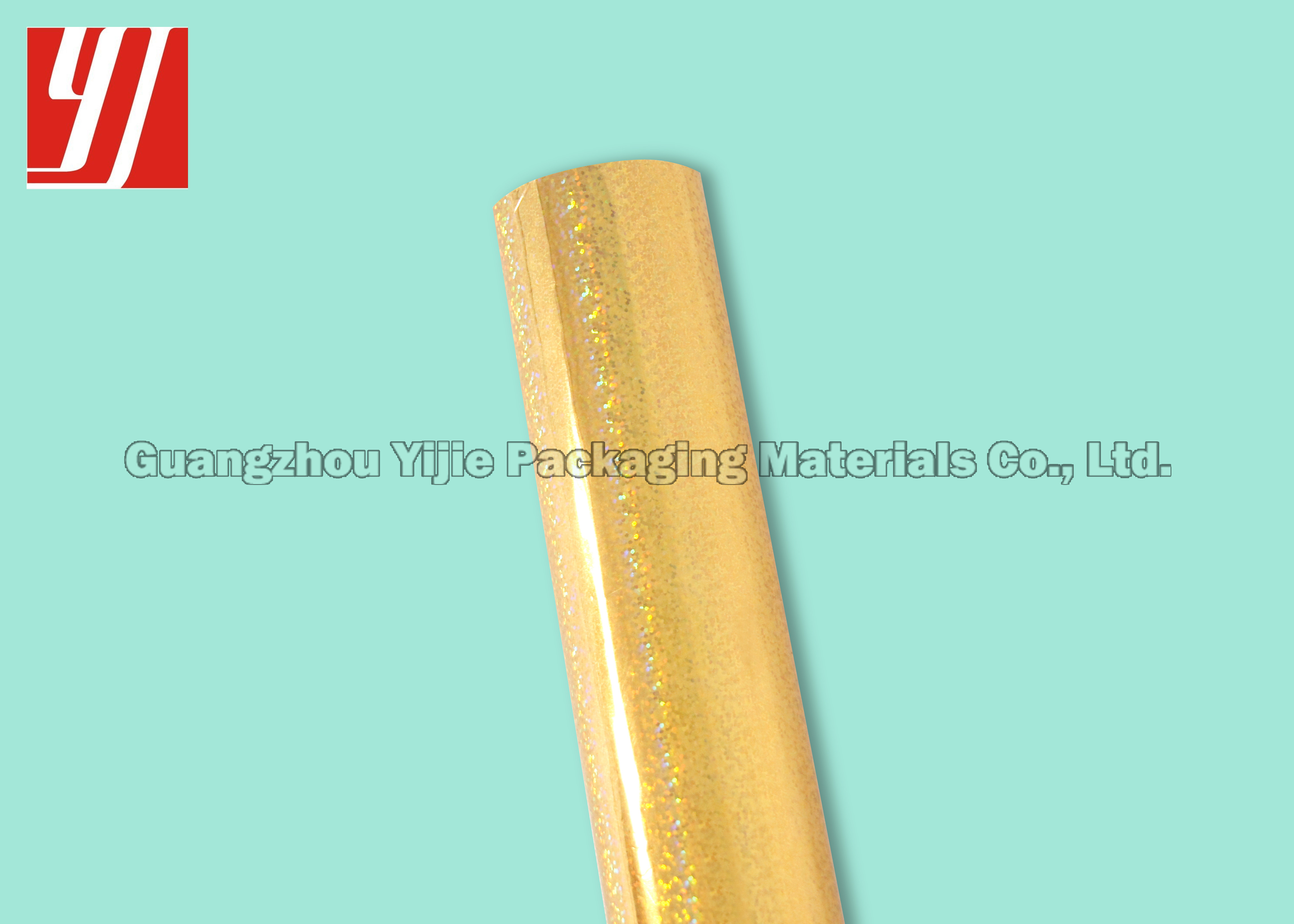 Gold Holographic Hot Stamping Foil For Paper Wine Box Cosmetic Box
