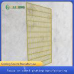 Plastic Dipping Yellow Metal Grill Grate Carbon Steel Grating For Chicken House