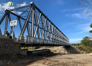 China Safety Temporary Steel Bridge Reinforcement Length / Width Variable on sale