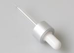 Glass Pipette Essential Oil Dropper Rubber Teat Matte Silver Color
