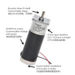D37mm Spur Gearbox 12v 24v 1000rpm 30 Rpm 15 Watt 20w 10kgcm High Speed Dc