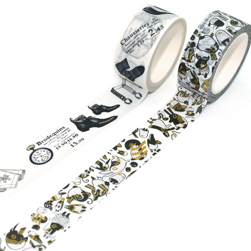 Custom Printed Design Own Adhesive Japanese Colored Washi Tapes