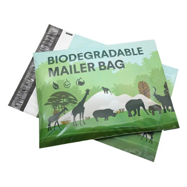 Biodegradable Compostable Printable Mailer Bags Lightweight Eco Friendly Packaging