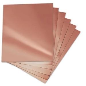 Quality 0.9 Mm 1.2 Mm 1.5 Mm 1.6 Mm Copper Cathode Sheets Plates Coil Bright wholesale