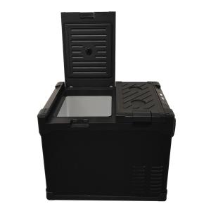 Quality Tesla Accessories 55 Liters Armrest Car Fridge Special Design 12v Refrigerator for Tesla wholesale