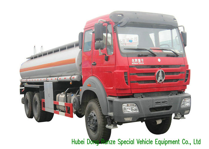 18000L 6x6 / 6x4 Offroad Liquid Tank Truck For Petroleum Oil / Gasoline / Petrol Transport