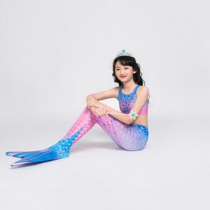 Quality Colorful Unicorn Mermaid Tails For Swimming With Flower Monofin Fade - Resistant wholesale