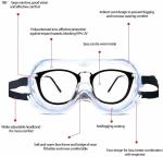 Sealed Surgical Safety Glasses Air Hole Direct Vent Unisex PVC 3m