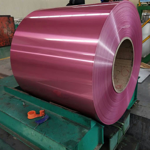 PE PVDF Coated Prepainted Aluminum Coil 4mm For Advertising 1220 * 2440mm