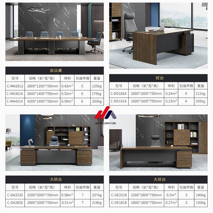 Stylish L-shaped Executive Office Desk for Director and Manager in Modern Design