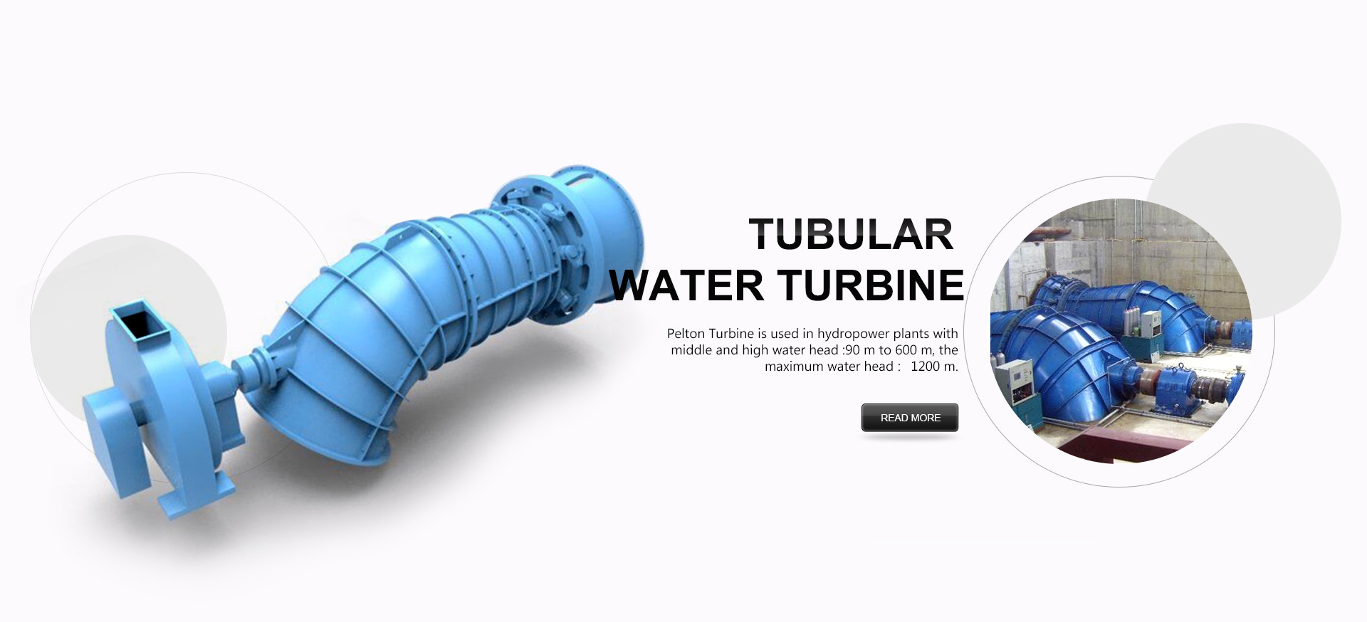 100KW 6300V 10500V Tubular Water Turbine Generator