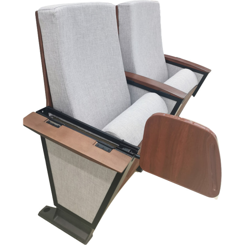 Anti Rust Steel Structure Conference Hall Chairs With Write Board