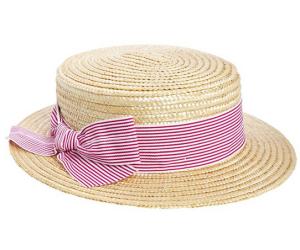 Quality New Designed Latest Boater With Candy Stripe wholesale