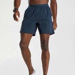 Wholesale Workout Fitness Customize Running Training Shorts Woven Spandex Nylon