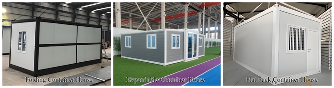 Galvanized Steel Safe Folding Container House 10ft Easy Installation & Transportation 3