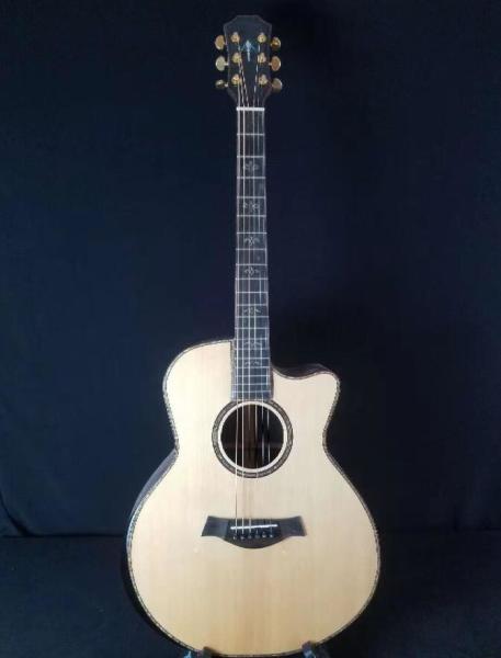Wholesale factory custom 916CE 41-inch natural wood acoustic guitar with