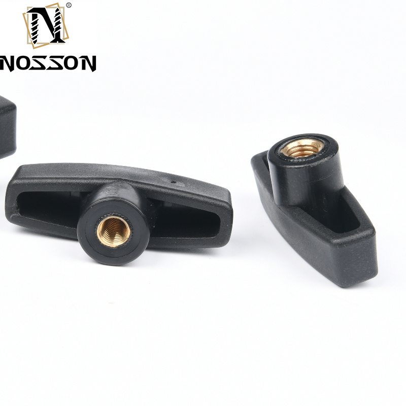 Black Oxide Finish Healthcare T-Head Plastic Knob for Easy Clamping and Tightening in Automotive Industry