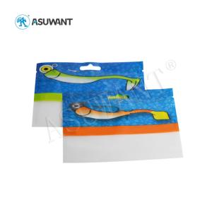 Quality Small Heat Sealing Sachet Fish Food Packaging Bags With Window Zipper wholesale