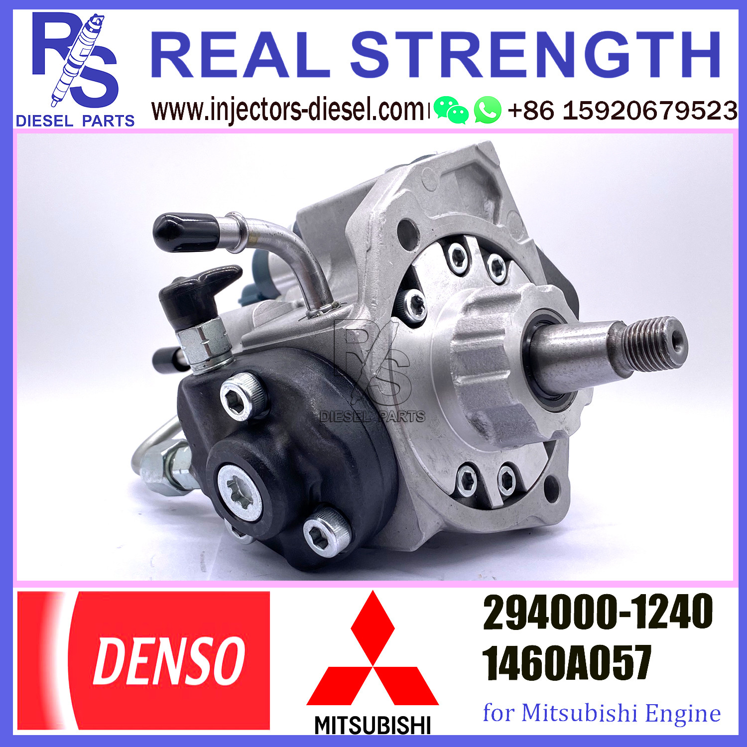 Common rail 294000-1240 1460A057 per Mitsubishi Pajero/ L200 4D56 HP, di-d 4WD pompa iniezione diesel 294000-1240