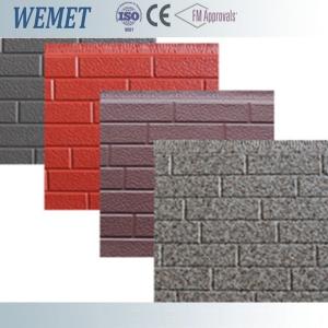 Quality 16mm thickness metal facade polyurethane foam decorative exterior wall panel customized wholesale
