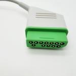AHA Standard Nihon Kohden Reusable ECG Cables With 3 Leadwires