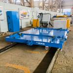 Industrial Explosion Proof Rail Transfer Trolley Aerospace Field Transfer Cart